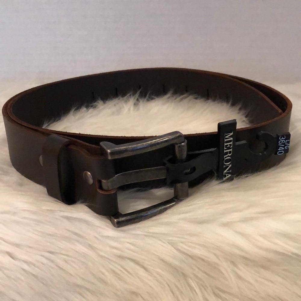 Merona Belt with Square Silver Buckle/NWT